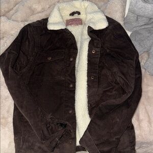 Brooklyn Cloth Brown and Cream Lightweight Shirt Jacket